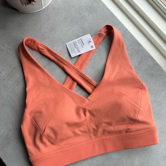 NWT salmon “Envital” Lululemon sports bra - Picture 3 of 11